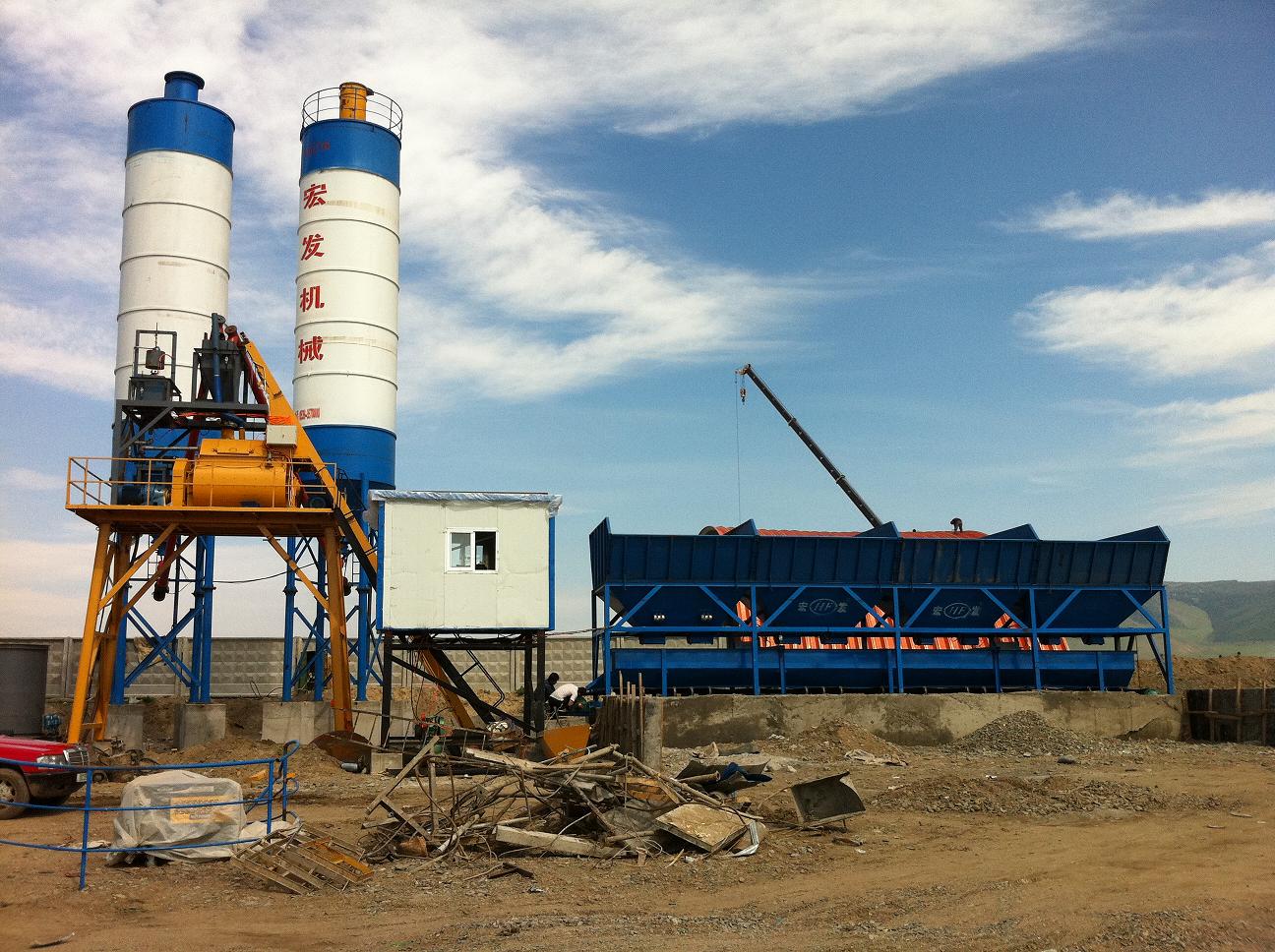 120 m3/h Concrete Batching Plant