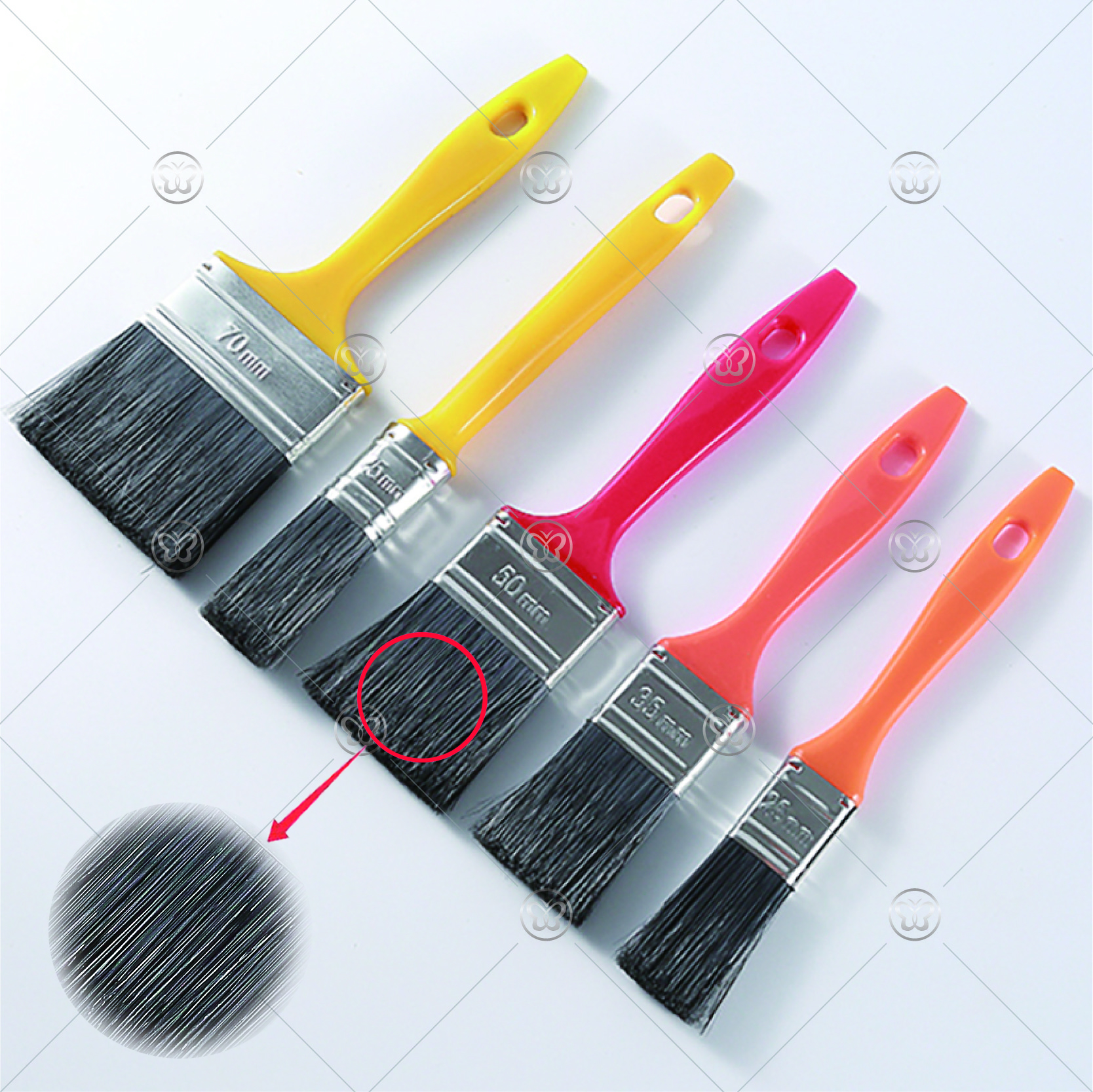 Hollow Handle Paint Brush Set