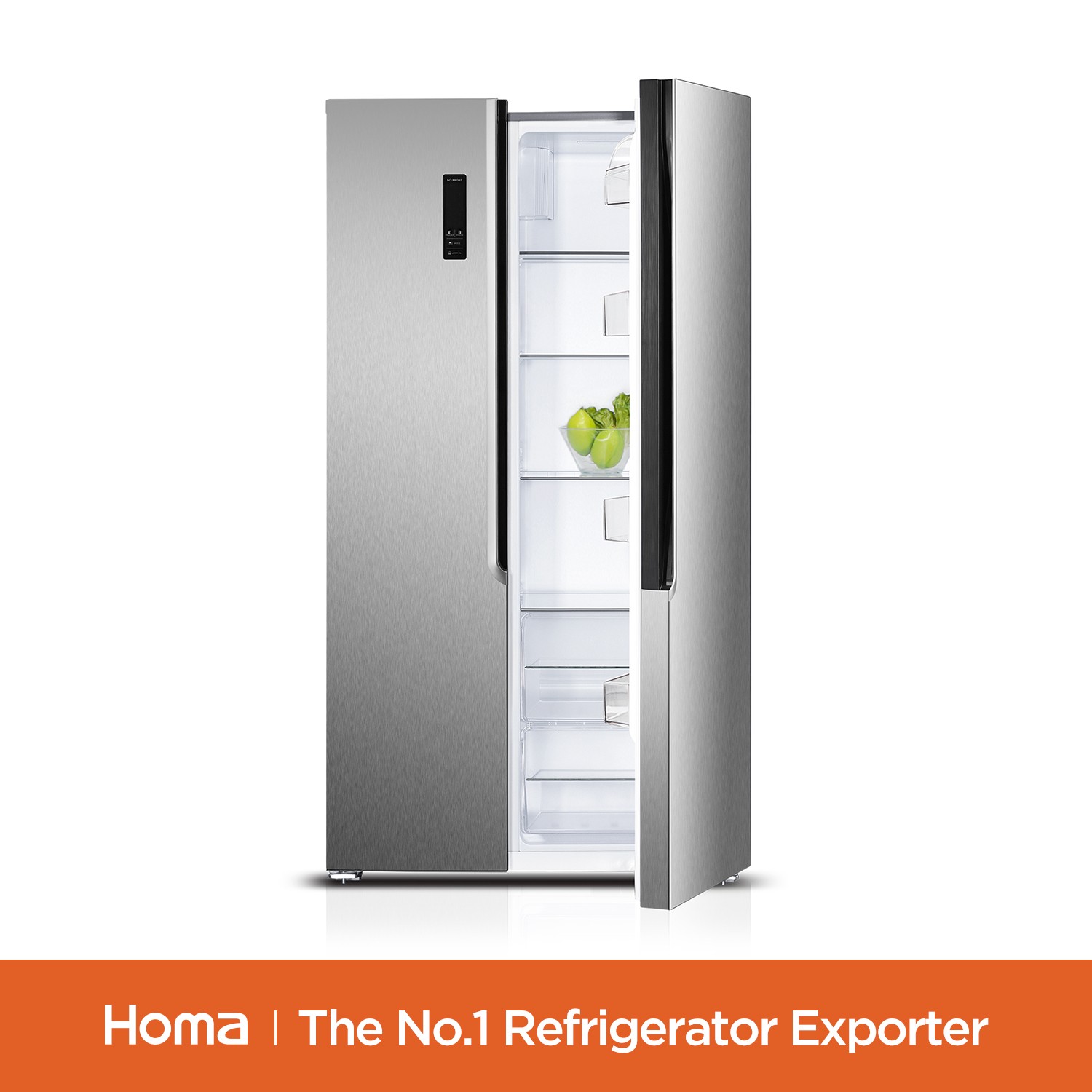HOMA FF2-55 SIDE BY SIDE REFRIGERATOR - Image 2