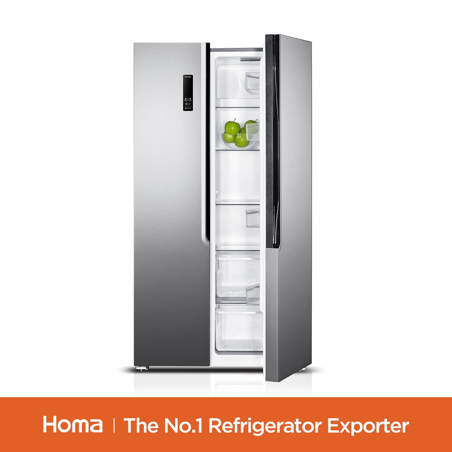 HOMA FF2-69 SIDE BY SIDE REFRIGERATOR - Image 2