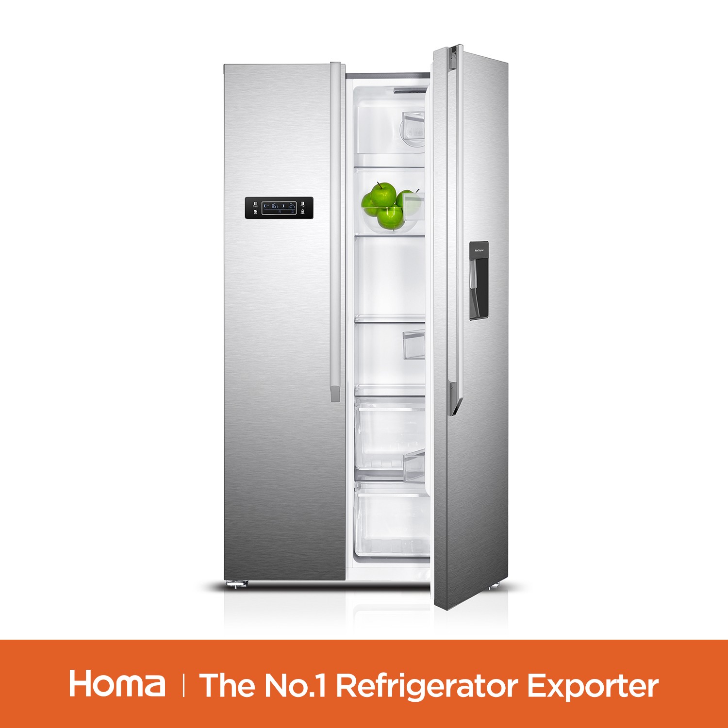 HOMA FF2-69D SIDE BY SIDE REFRIGERATOR - Image 2