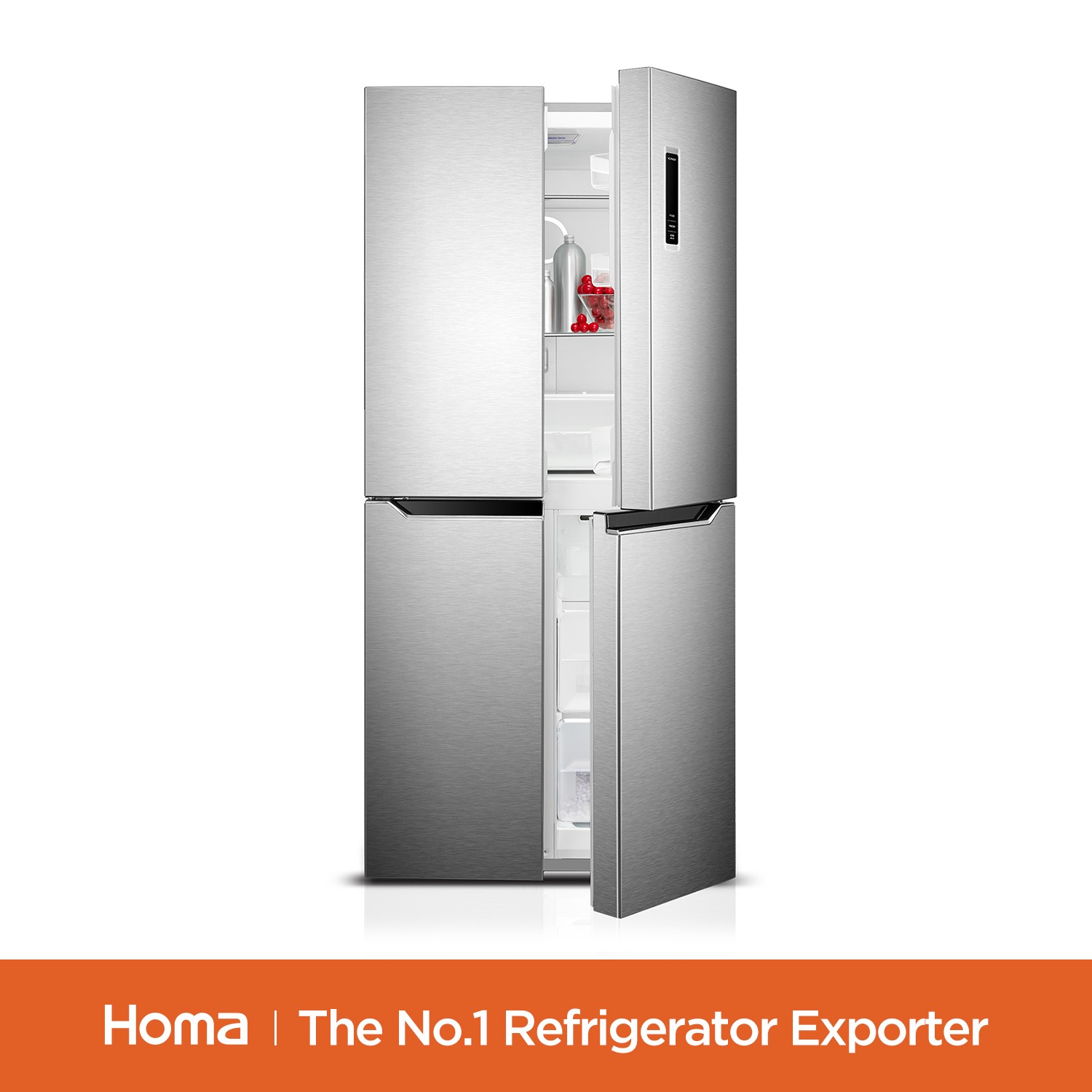 HOMA FF4-58 Cross Four Door Refrigerator - Image 2