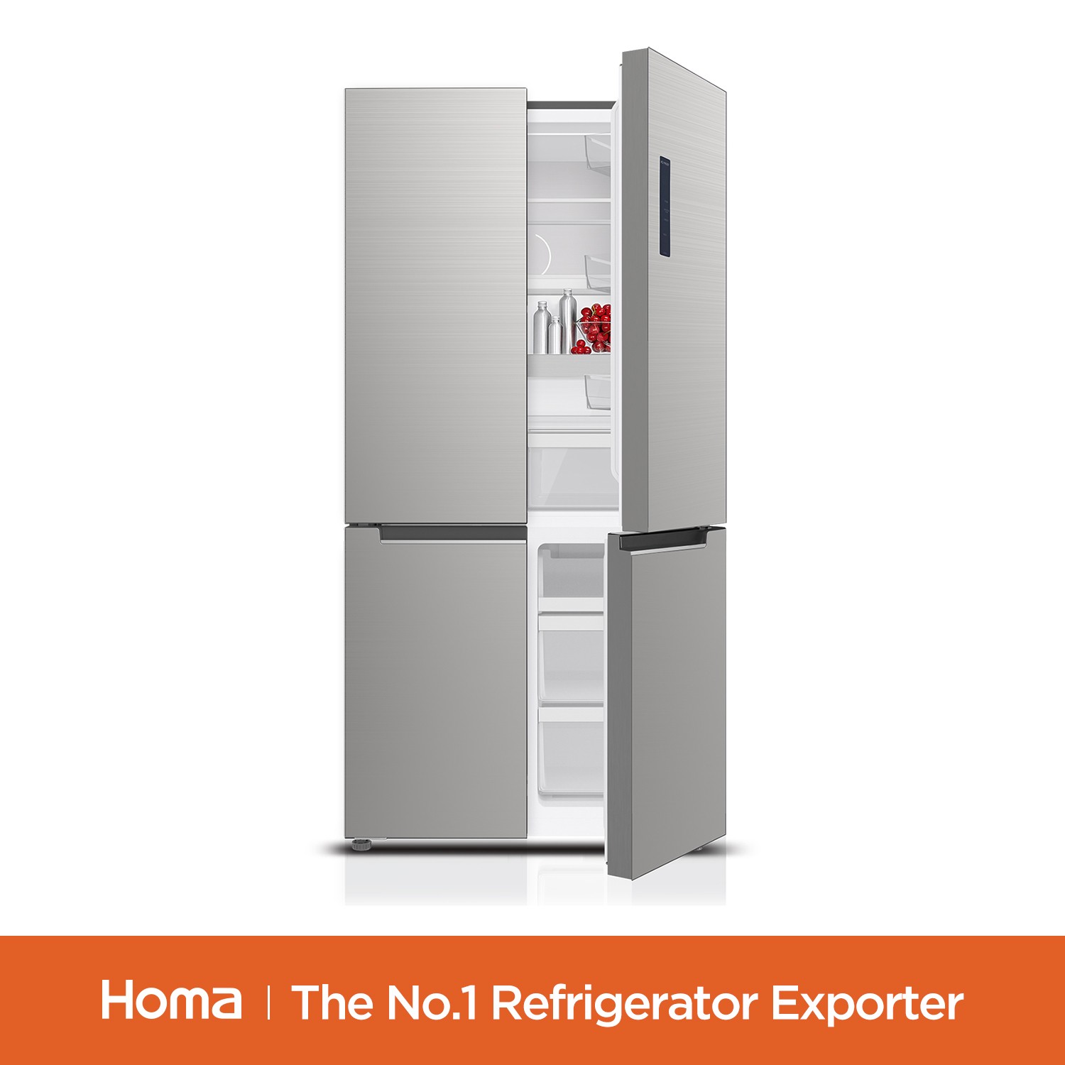 HOMA FF4-73 Cross Four Door Refrigerator - Image 2