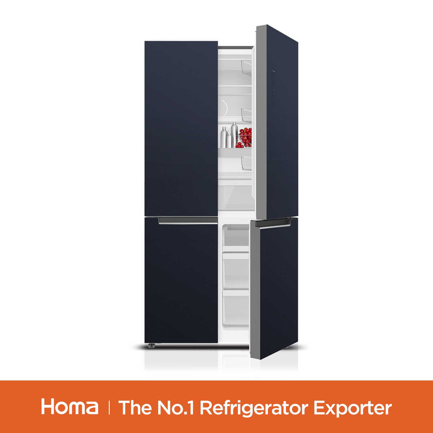 HOMA FF4-73.1 Cross Four Door Refrigerator - Image 2