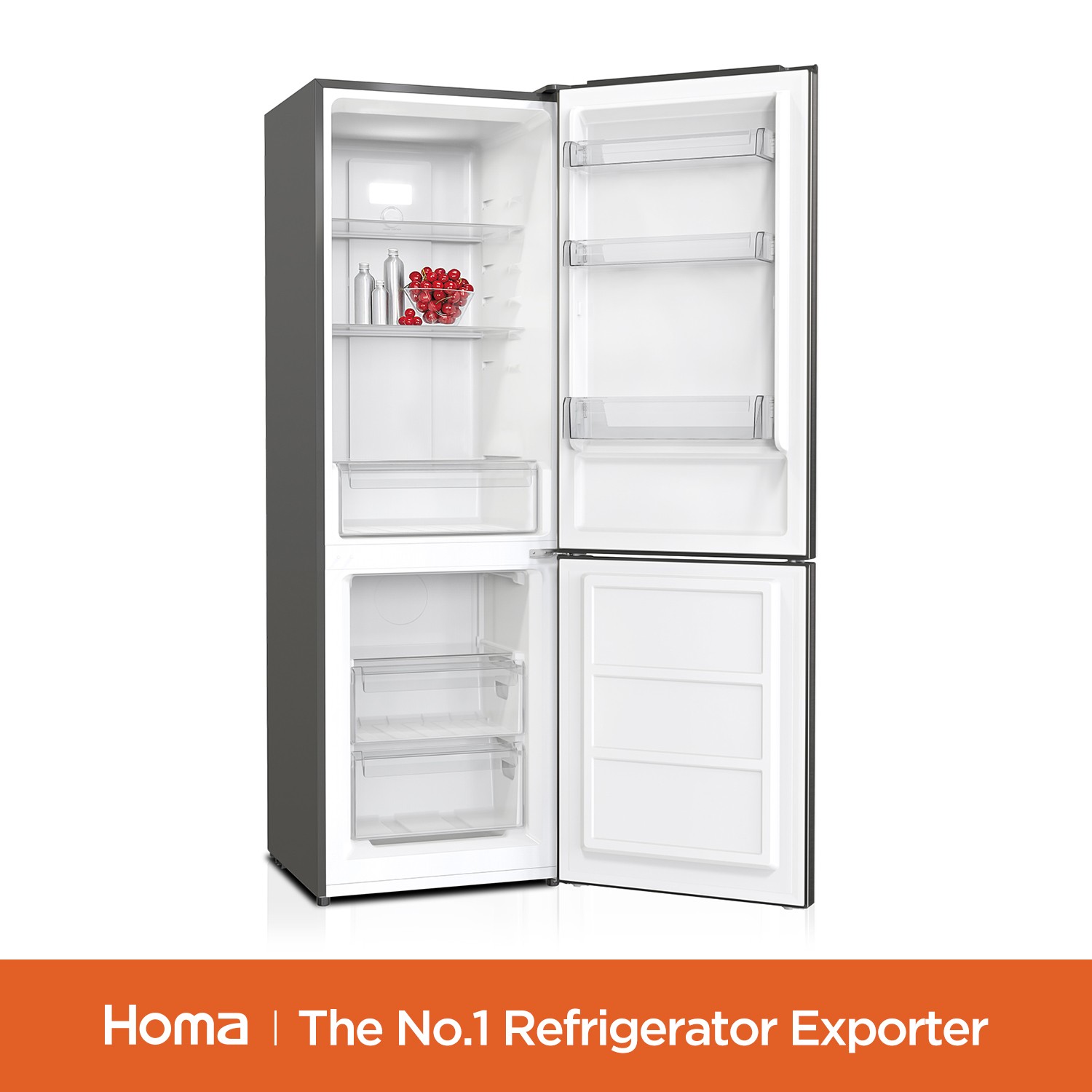 Combi No Frost Refrigerator with Adjustable Shelves