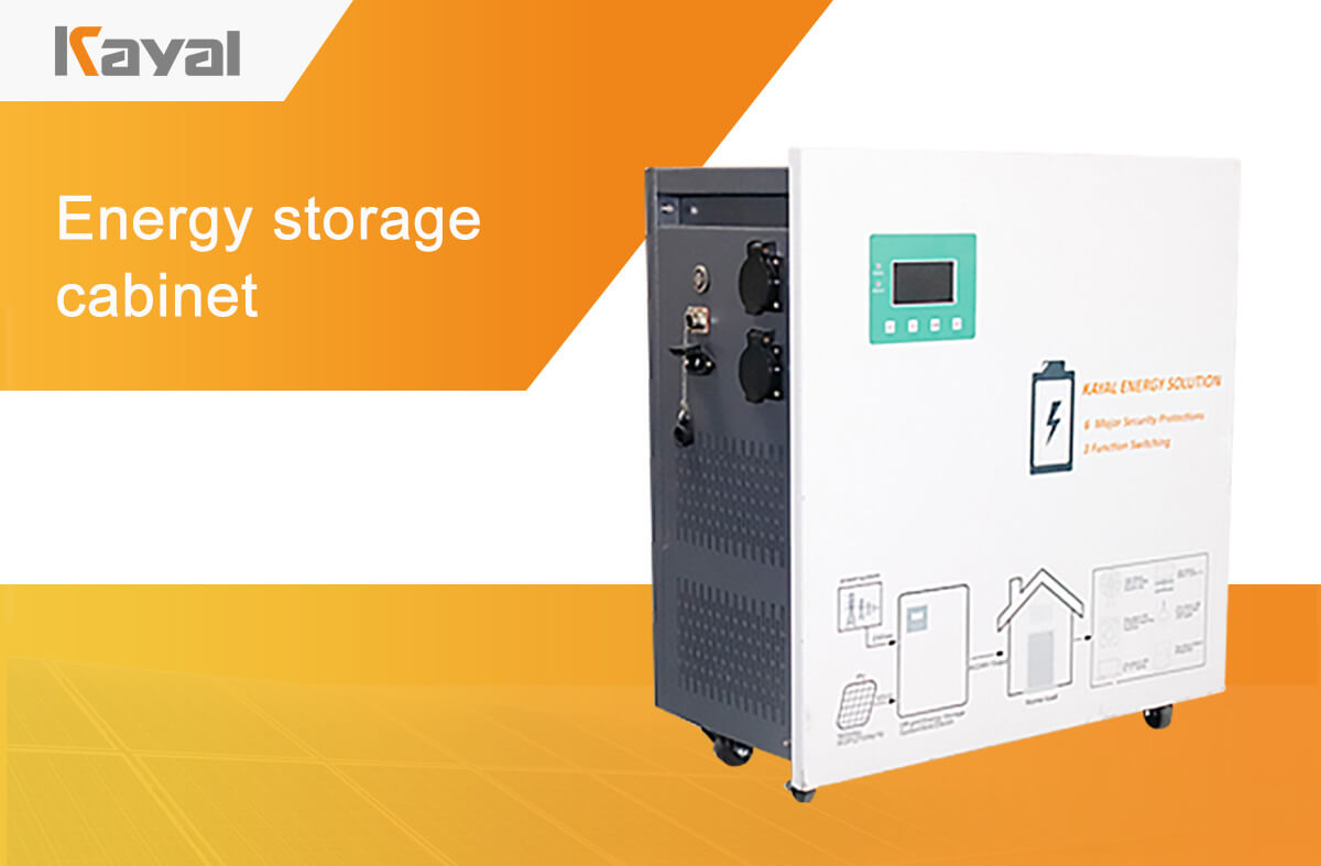 Energy storage cabinet for home use