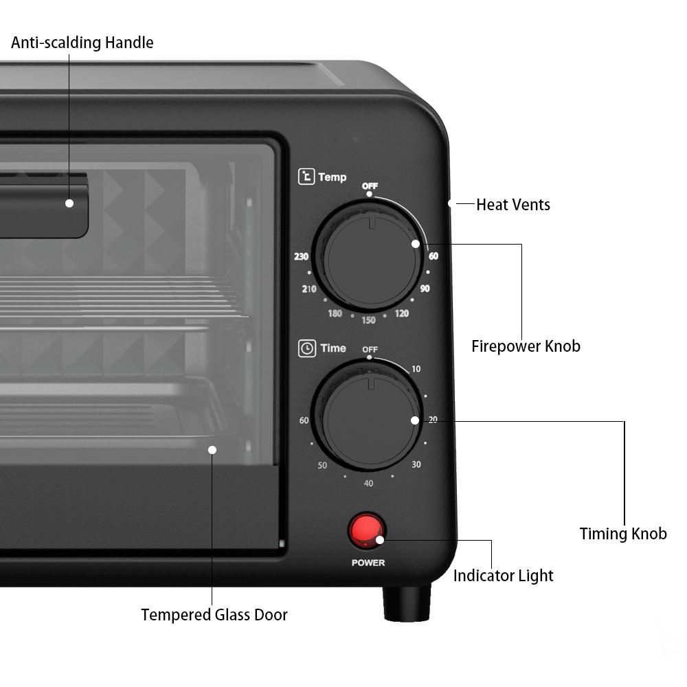 Home Kitchen Baking Bread Pizza Mini Bakery Electric Convection Oven - Image 2