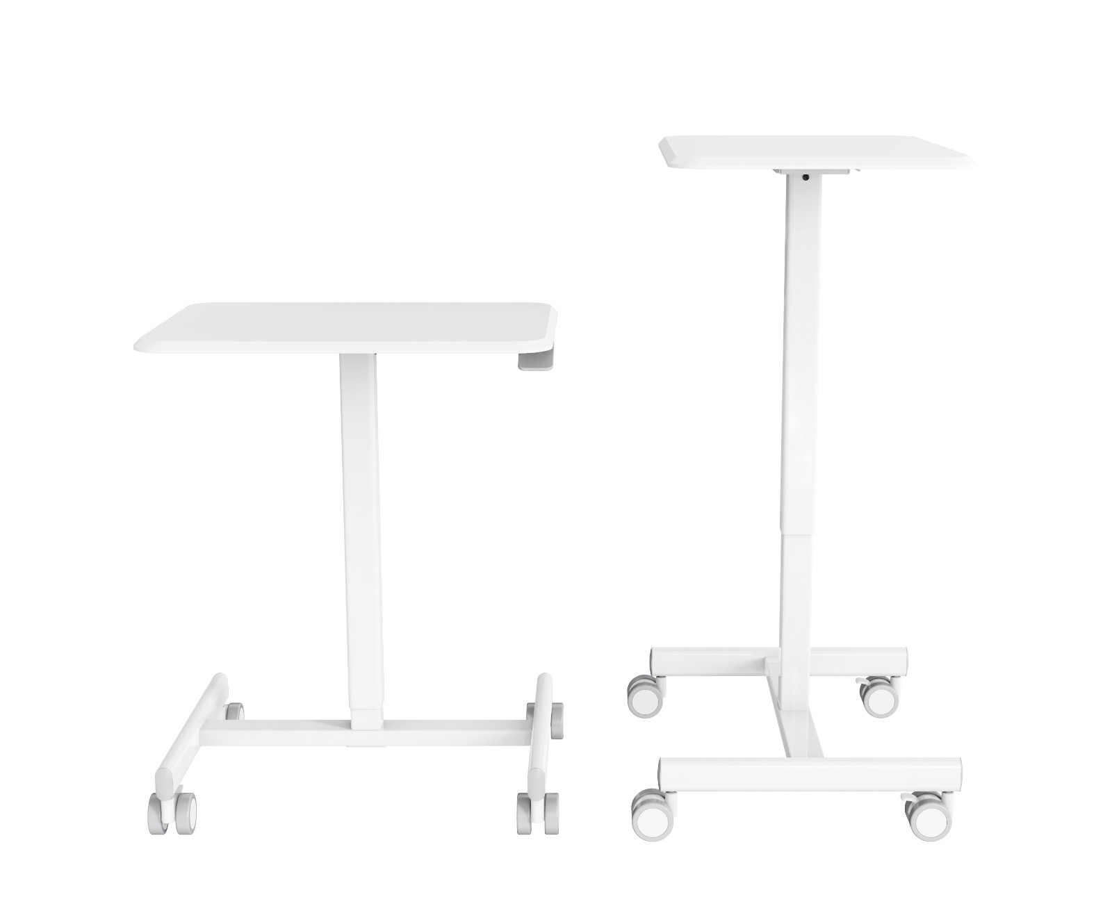 Home Office Modern Movable Adjustable Height Laptop Desks With Lockable Wheel VM-FDS106 - Image 2