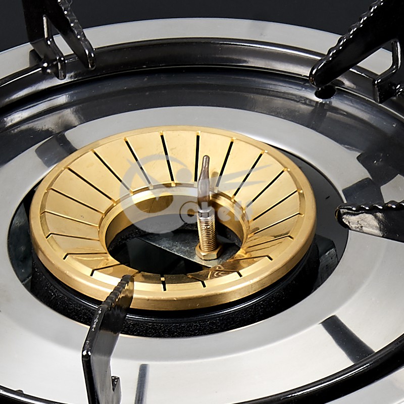 Three-Burner Tempered Glass Gas Cooktop