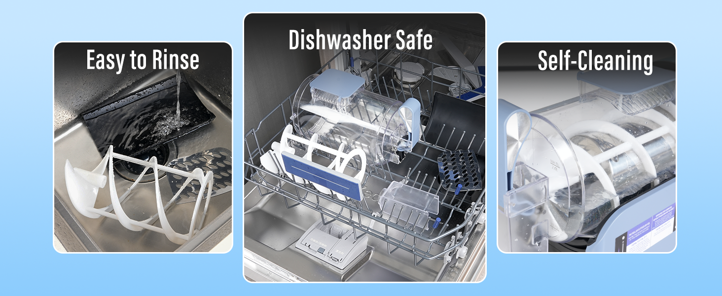 Diagram showing cleaning process