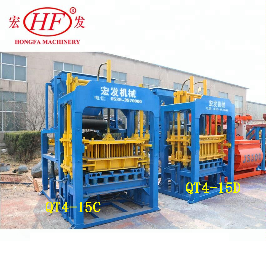 Hongfa QT4-15 concrete block making machine - Image 3
