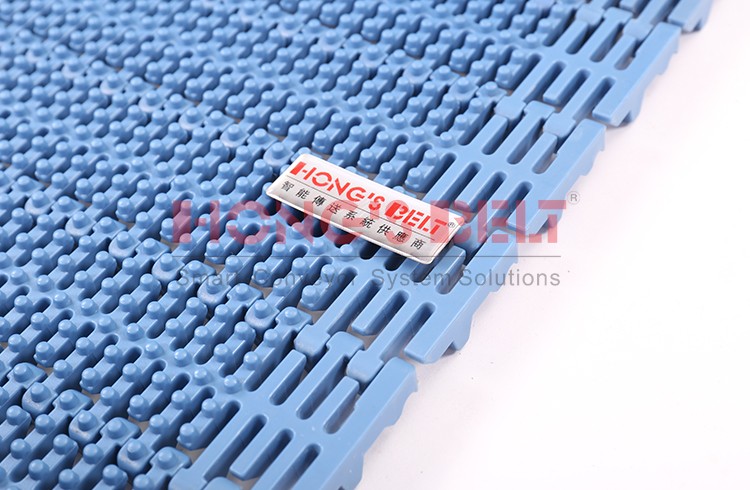 Modular Plastic Conveyor Belt with Nub Top