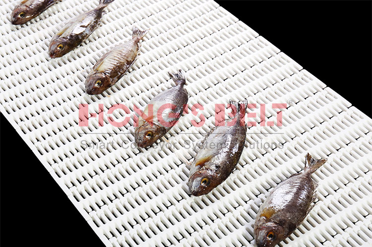 Flush Grid Modular Plastic Conveyor Belt