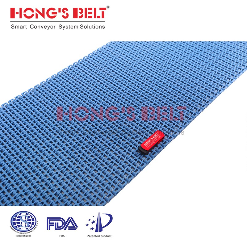 HONGSBELT HS-1100B-N modular plastic conveyor belt for food industry - Image 2
