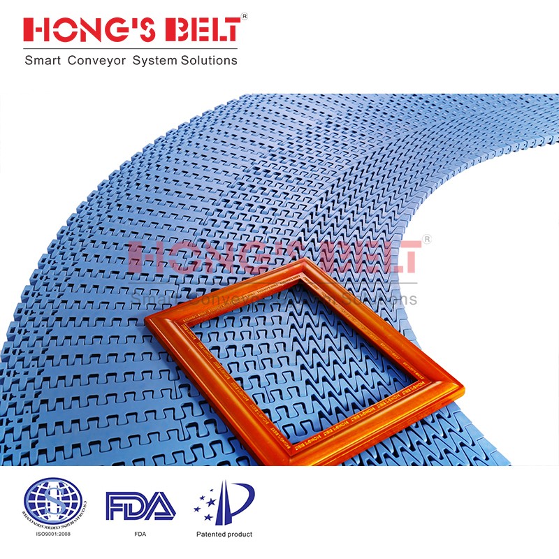 Modular Plastic Conveyor Belt, 31.75mm Pitch
