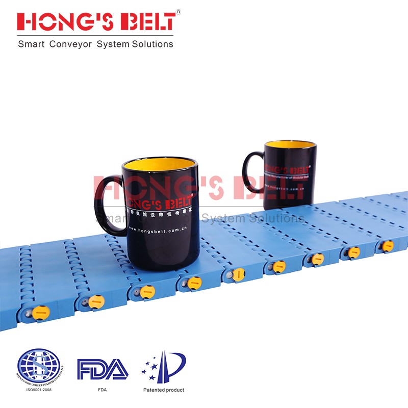 HONGSBELT HS-1600A modular plastic conveyor belt for food industry - Image 2