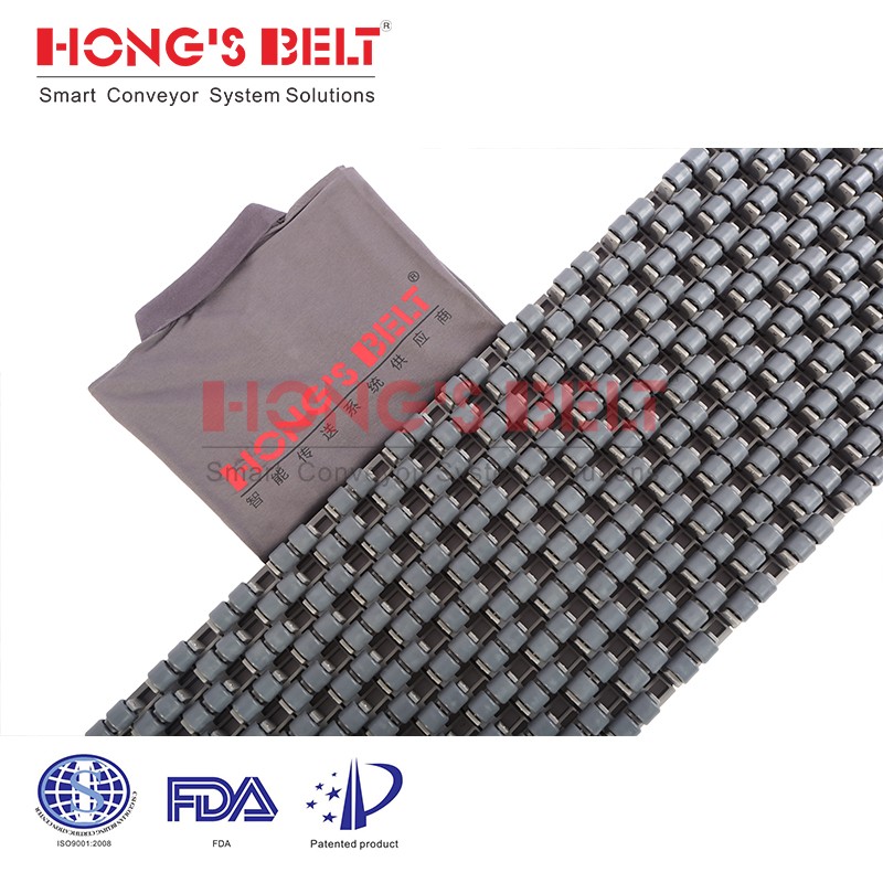 Roller Top Modular Plastic Conveyor Belt