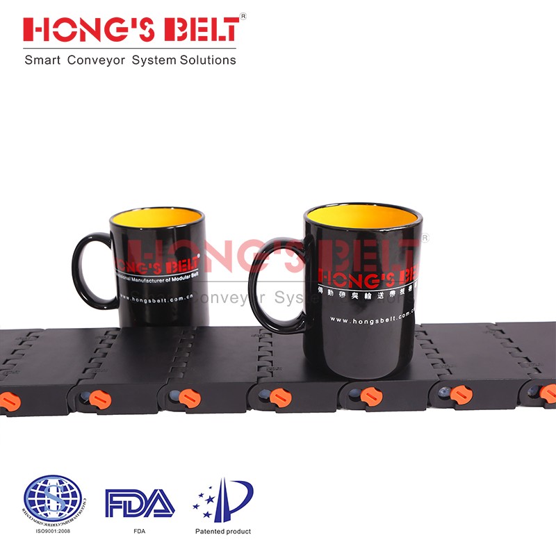 HONGSBELT HS-1800A-100 modular plastic conveyor belt for car industry - Image 3