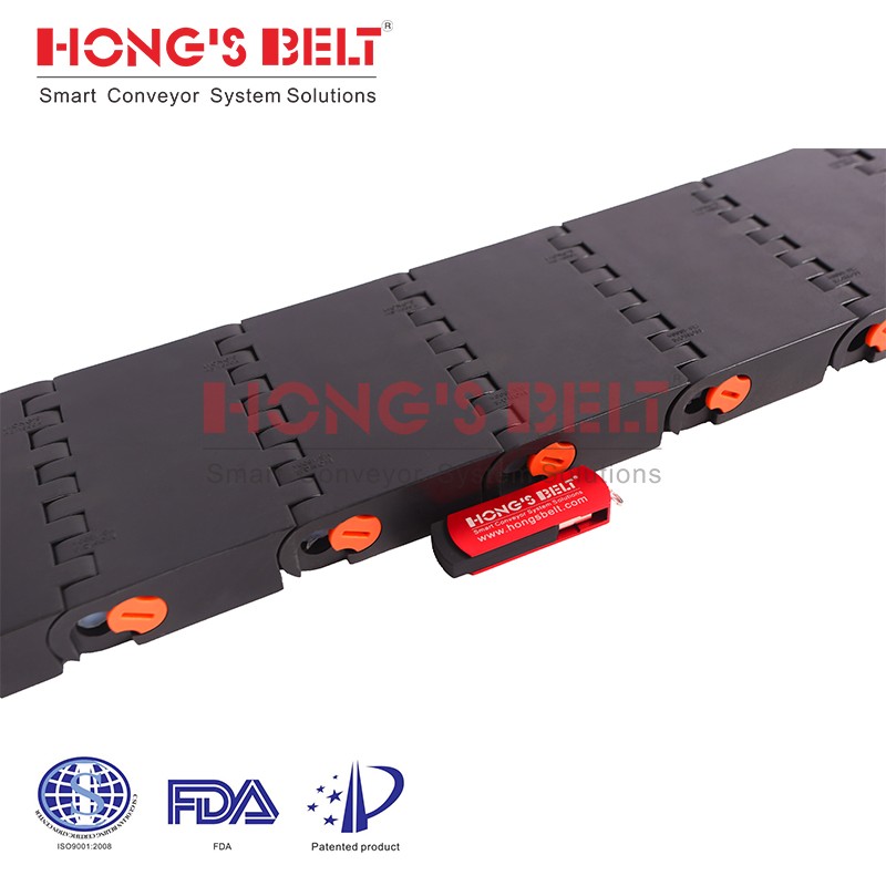 HONGSBELT HS-1800A-100 modular plastic conveyor belt for car industry - Image 2