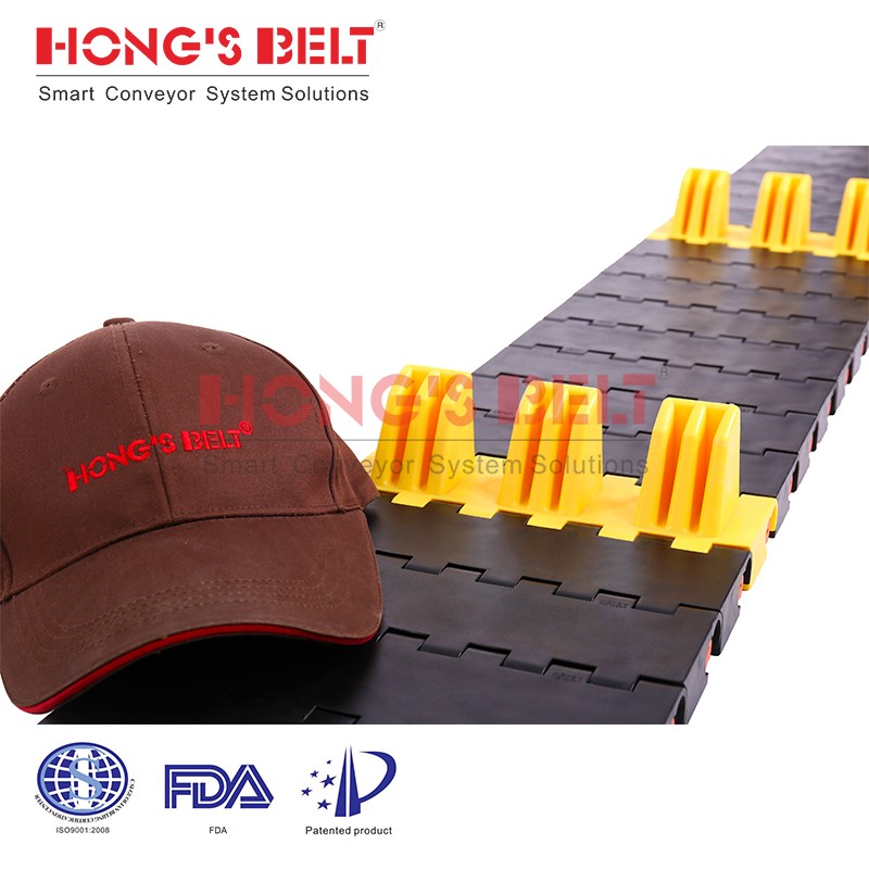 HONGSBELT HS-1800A modular plastic conveyor belt for car maintenance - Image 2