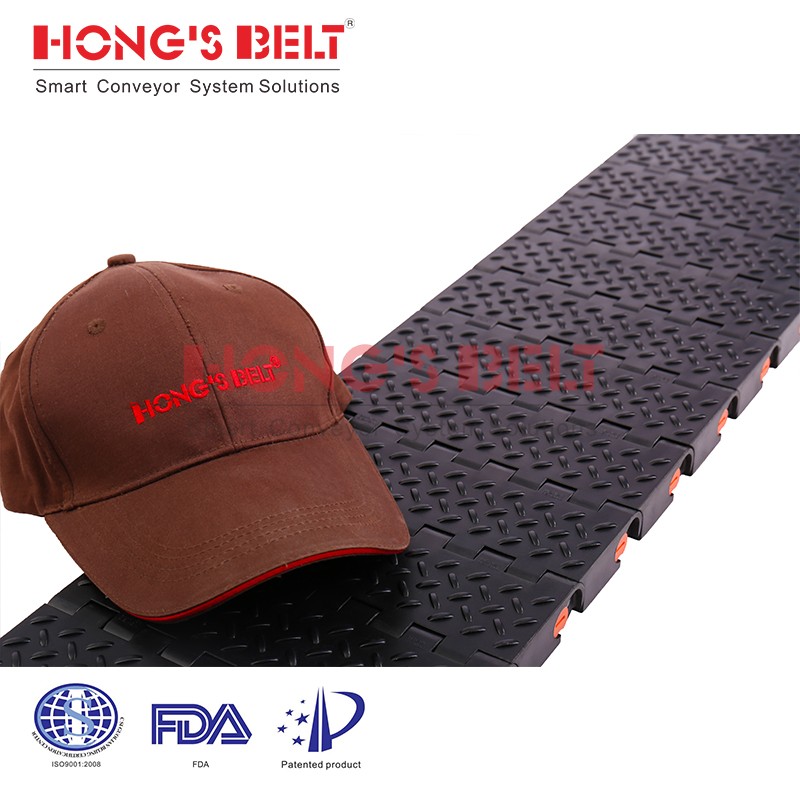 HONGSBELT HS-1800D modular plastic conveyor belt for car maintenance - Image 2