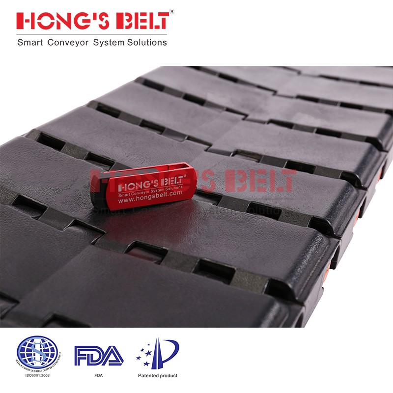 HONGSBELT HS-1800E modular plastic conveyor belt for orginal paper transporting - Image 3