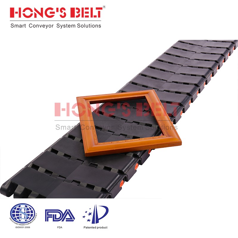 HONGSBELT HS-1800E modular plastic conveyor belt for orginal paper transporting - Image 2