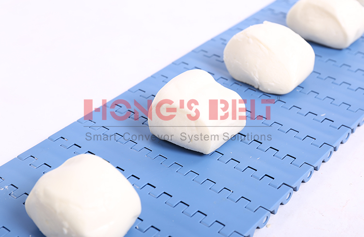 HONGSBELT HS-200A-HD Flat top modular plastic conveyor belt for meat processing - Image 2