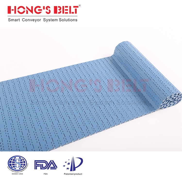 HONGSBELT HS-201A Flat top modular plastic conveyor belt - Image 3