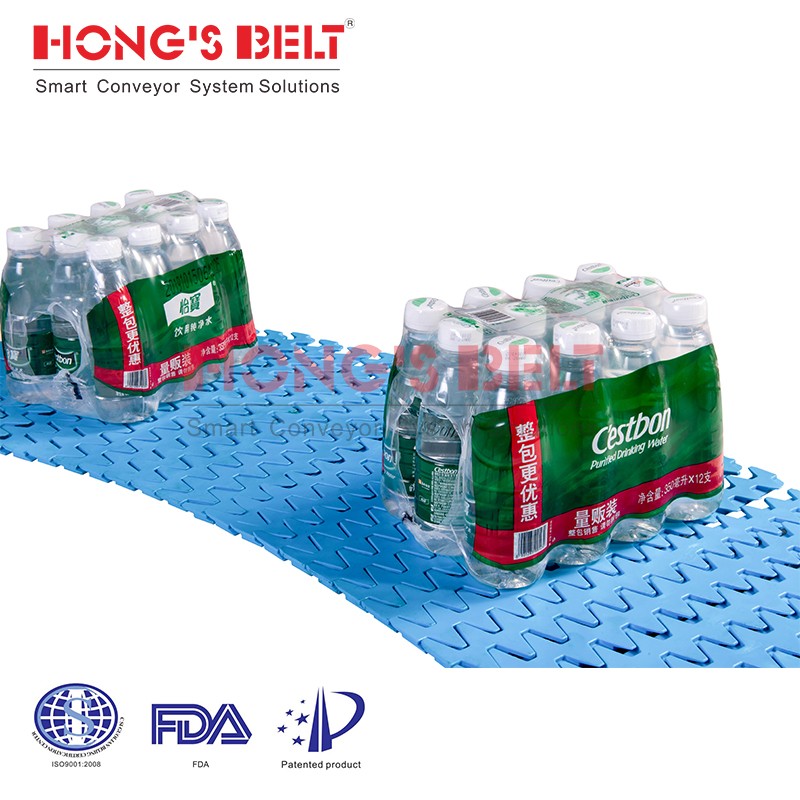 HONGSBELT HS-2200-B1 modular plastic conveyor belt for spiral conveyors - Image 3