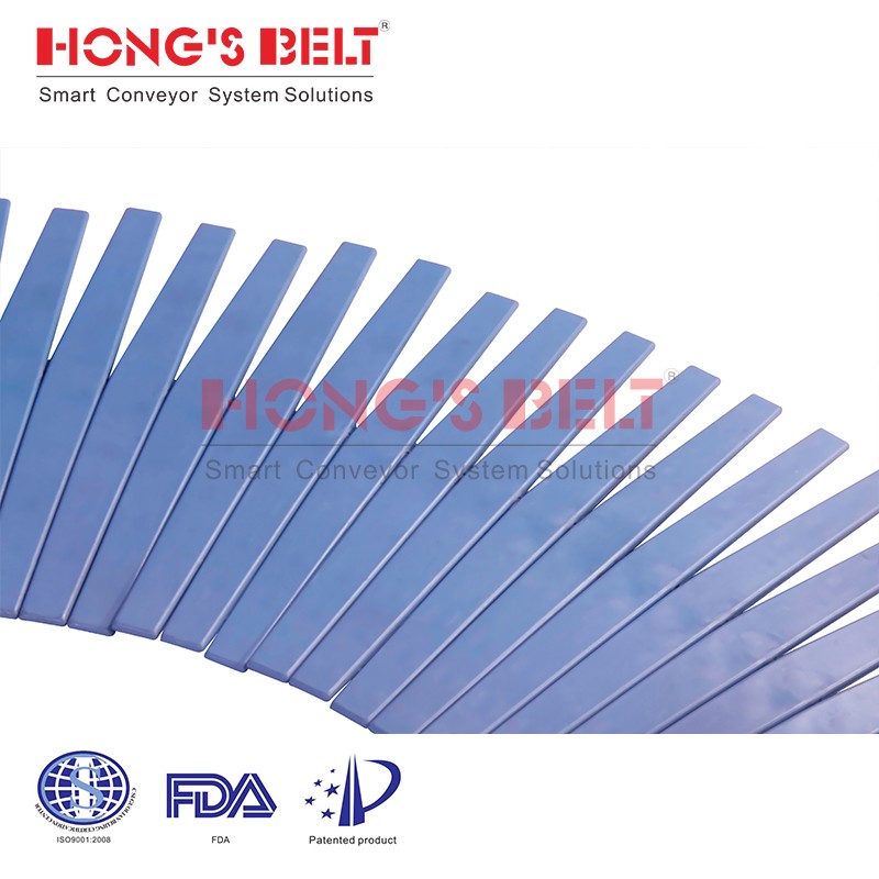 HONGSBELT HS-2200A modular plastic conveyor belt for spiral conveyors - Image 2