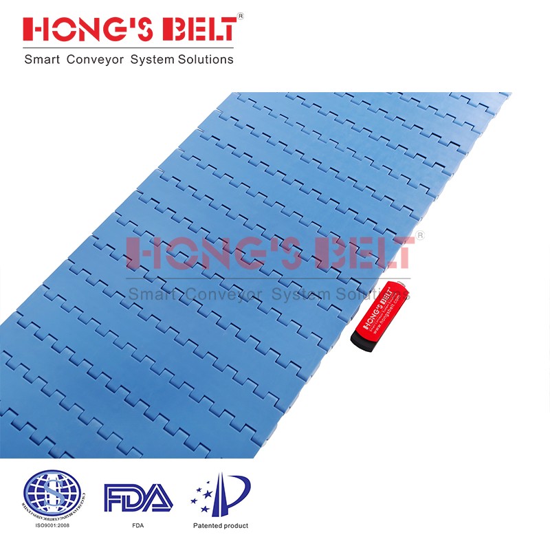 HONGSBELT HS-2500A modular plastic conveyor belt for food processing - Image 3