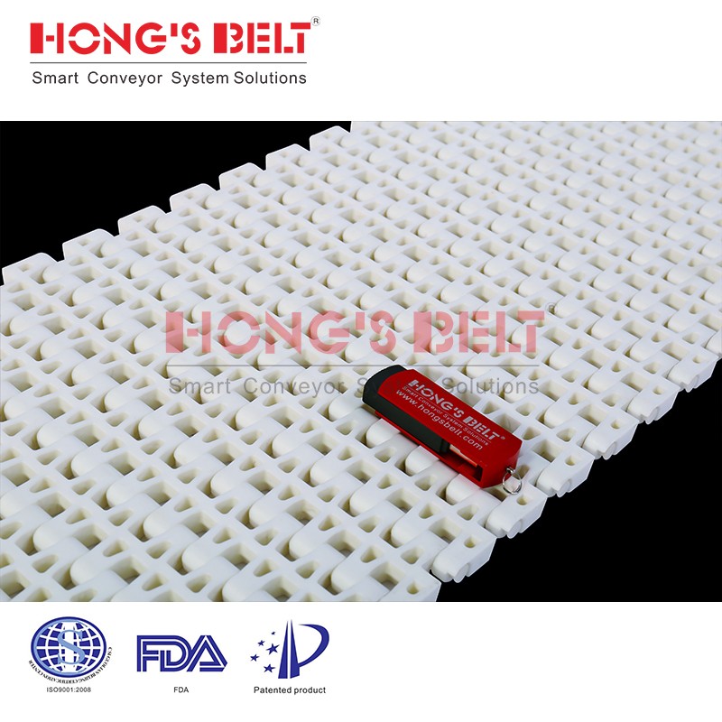 HONGSBELT HS-2500B modular plastic conveyor belt for bakery - Image 3