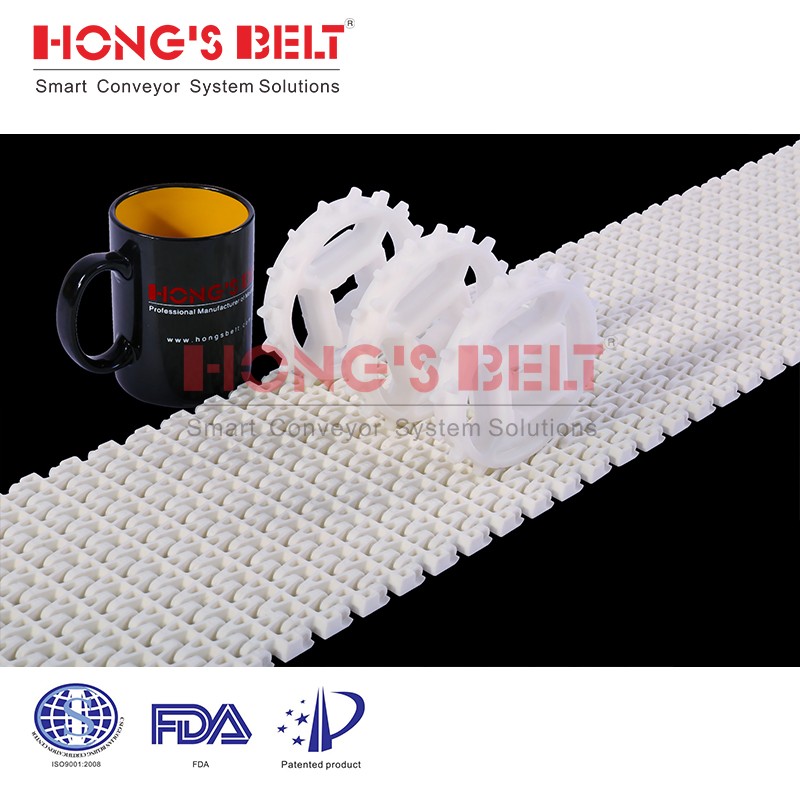 Modular Plastic Conveyor Belt for Bakery