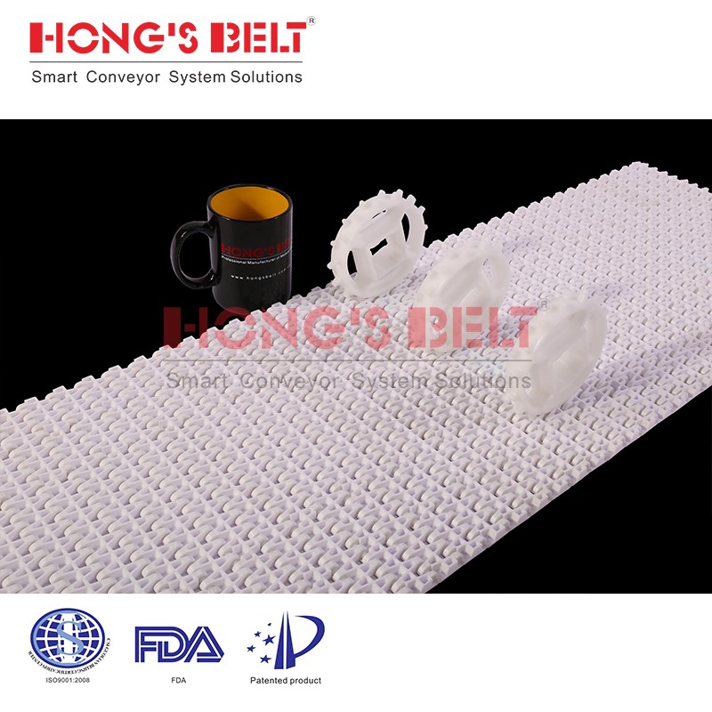 Modular Plastic Conveyor Belt HS-2500E