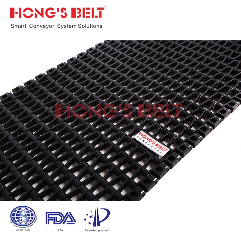 HONGSBELT HS-2600B modular plastic conveyor belt for heat shrink tunnel line - Image 2