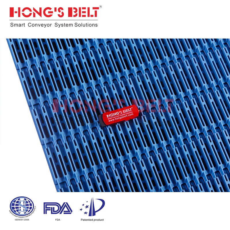 HONGSBELT HS-2700D modular plastic conveyor belt for sterillization - Image 2