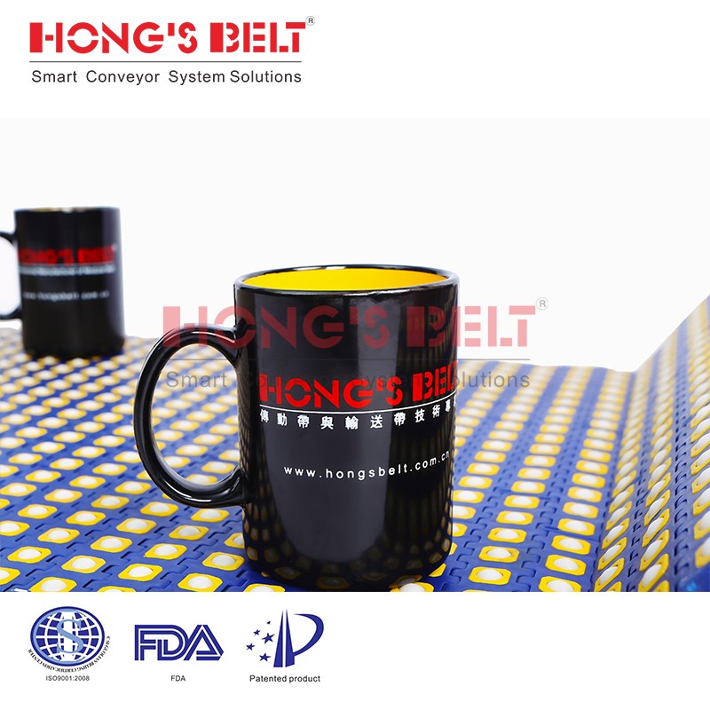 Roller Top Modular Plastic Conveyor Belt