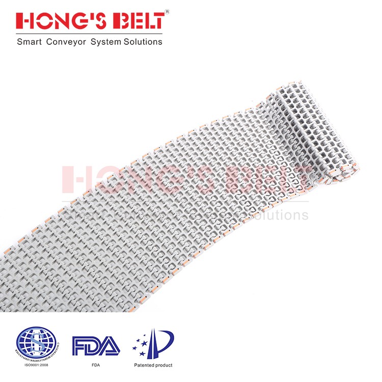 HONGSBELT HS-300B Flush grid modular plastic conveyor belt for food industry - Image 3