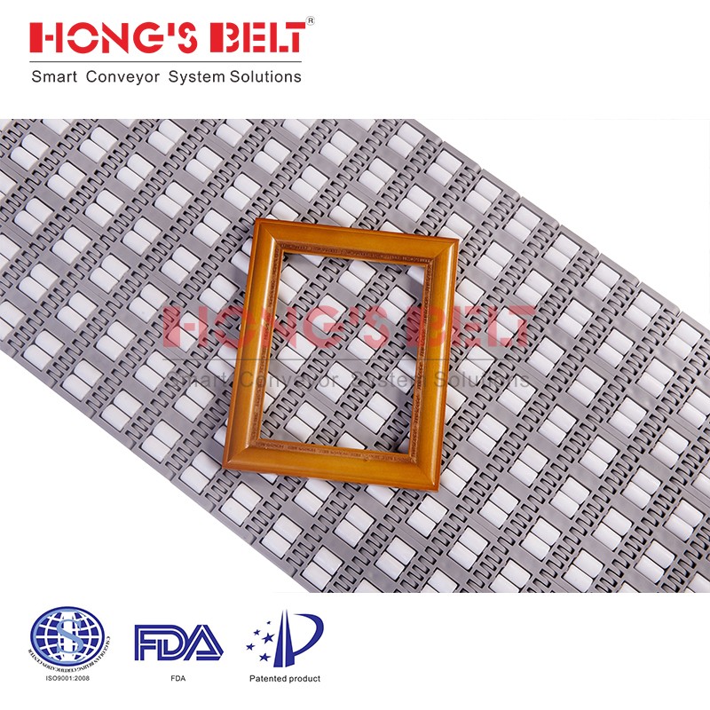 Roller Top Modular Plastic Conveyor Belt