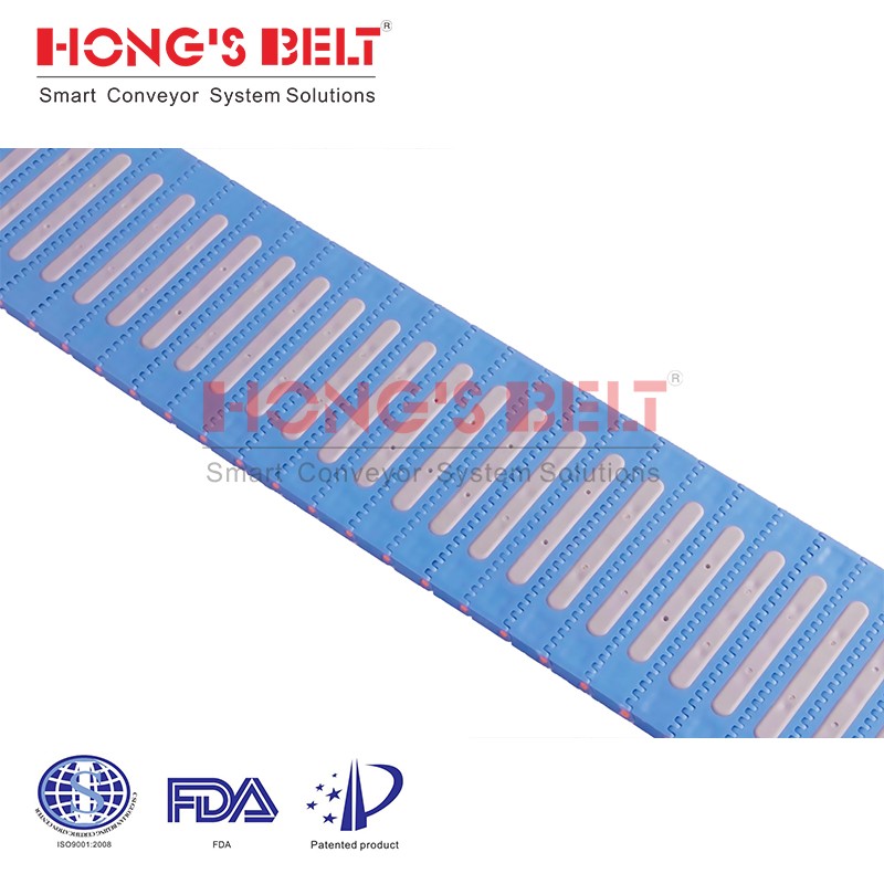 HONGSBELT HS-4800A-EL modular plastic conveyor belt for logistics - Image 2