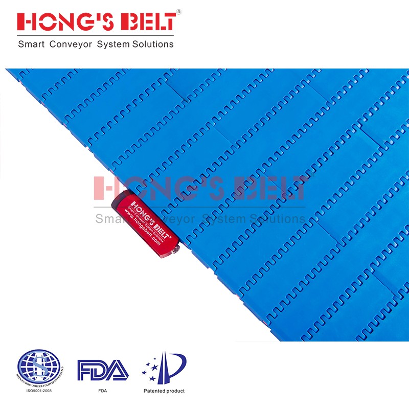HONGSBELT HS-4800A modular plastic conveyor belt for heavy duty corruaged industry - Image 2