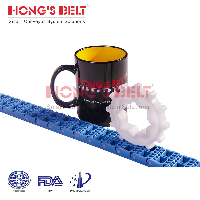 HONGSBELT HS-4800D-38mm modular plastic conveyor belt for XY conveyor systems - Image 3