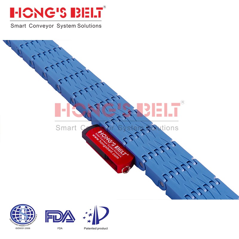 HONGSBELT HS-4800D-38mm modular plastic conveyor belt for XY conveyor systems - Image 2