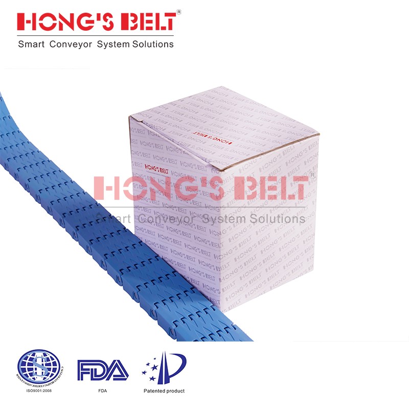 Modular Plastic Conveyor Belt 38mm Pitch for XY Systems