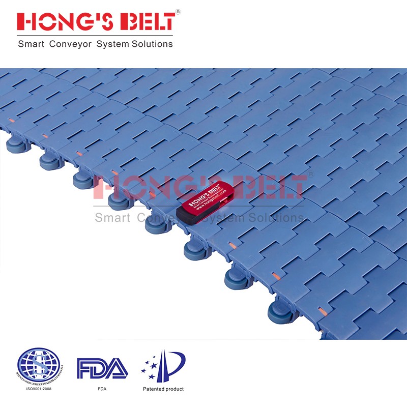 HONGSBELT HS-8000A-RC modular plastic conveyor belt for logistics - Image 3