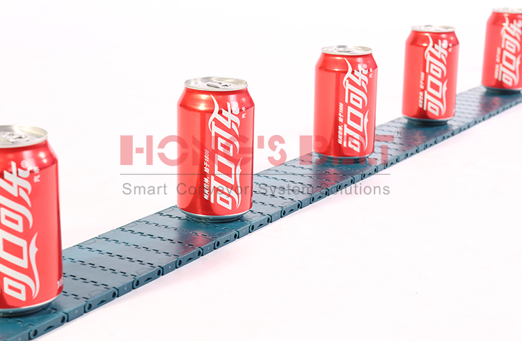 HONGSBELT HS-F1000-85A 85mm Flat top modular plastic conveyor belt for beverage industry - Image 2