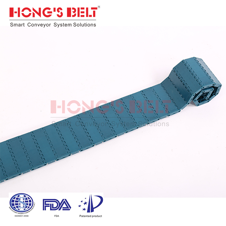 HONGSBELT HS-F1000-85A-GB modular plastic conveyor belt for beverage industry - Image 2