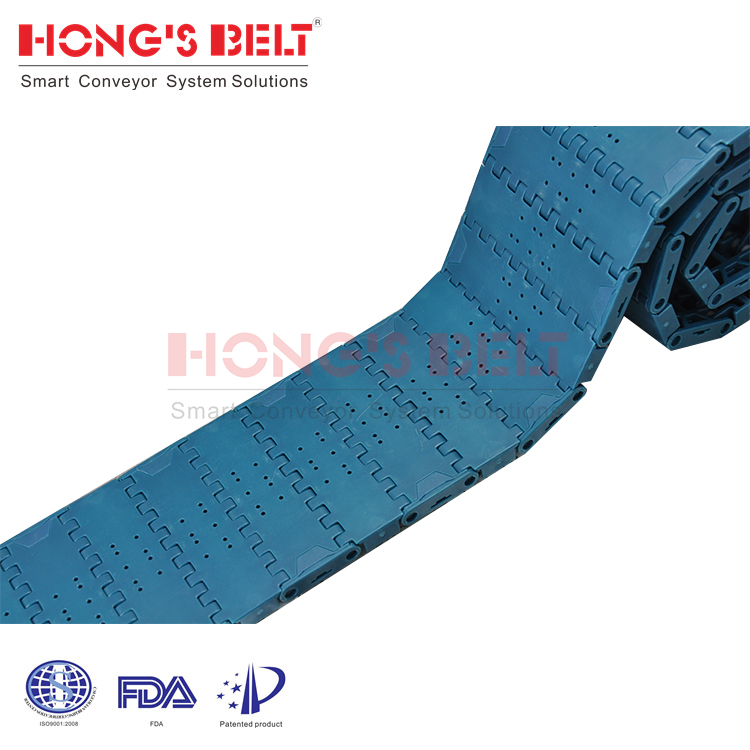 HONGSBELT HS-F1000-85AB modular plastic conveyor belt for beverage industry - Image 3