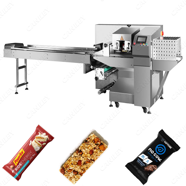 Horizontal Flow Wrapper for Bars